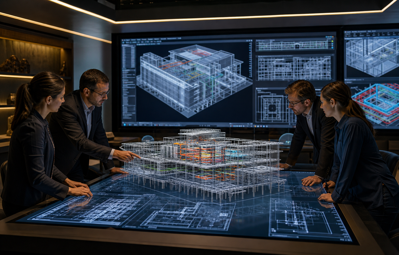 BIM coordination and model review workspace